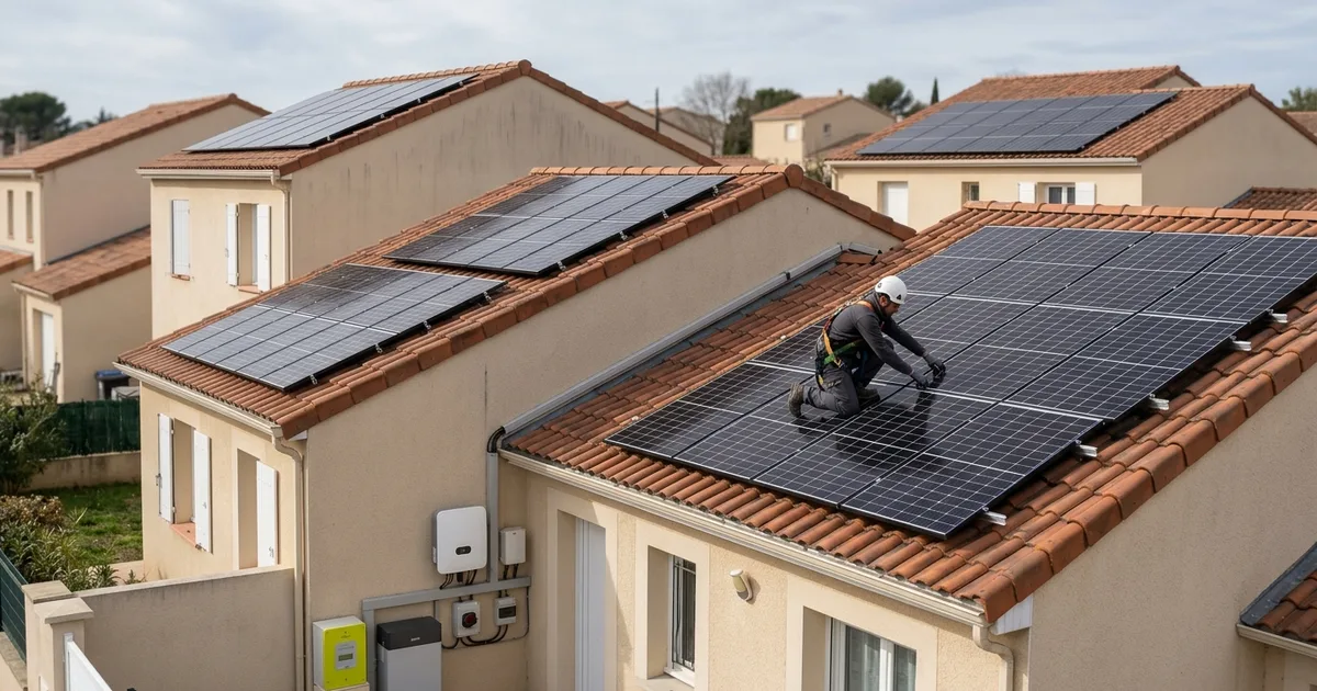Panneaux solaires à Quimper