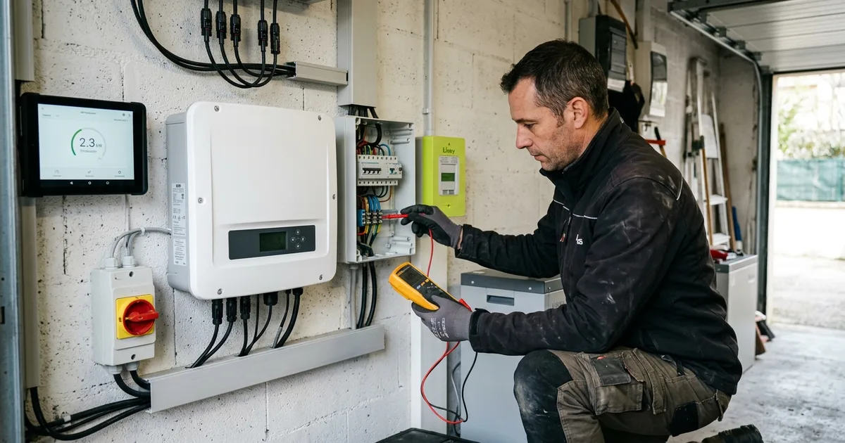 Installation photovoltaïque dans le Finistère
