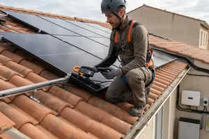 Installation photovoltaïque dans le Finistère